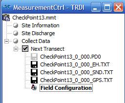 5 Using the Measurement Control Window The Measurement Control Window gives the user a quick and easy way to manage the files used in a measurement.