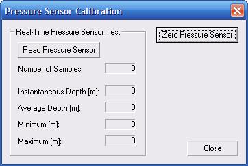Figure 38. Test the Pressure Sensor 9.3 Test the ADCP a.