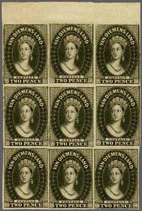 second Proofs but a scarce an appealing strip. 15 Proof (*) 150 (205) 3297 3297 Perkins Bacon Plate Proofs for the 2 d.