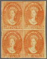 223 Corinphila Auction 31 May 2018 113 Portrait of Queen Victoria by Albert Edward Chalon 3309 3309 1 d. brick-red, wmk.