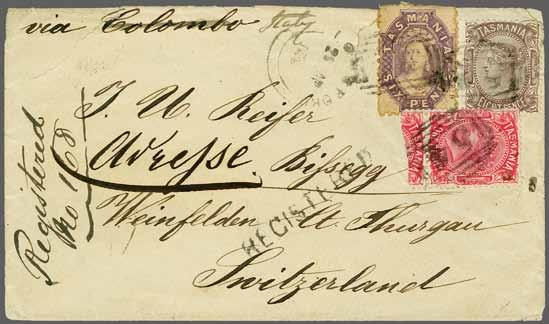 120 223 Corinphila Auction 31 May 2018 1871/91, Chalon Heads perforated by the Post Office 3337 3337 6 d. dull lilac, wmk. '6', perf.