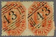 223 Corinphila Auction 31 May 2018 121 3340 3340 1 s. brown-red (vermilion), wmk. '12', perf.