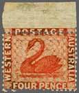 14 at Somerset House, a fine unused example, marginal from top of sheet (with part red Crown verso), minor horizontal bend, fresh and fine, large part og. Gi = 450.