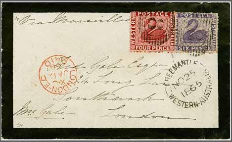 and scarce. 56 Proof (*) 150 (205) 3558 3558 4 d. carmine and 6 d. violet, Crown CC upright, perf.