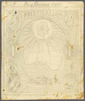 value with Map of Australia vignette inscribed 'New South Wales', 2½ d. value with Crown and Coats of Arms inscribed 'New South Wales', 2½ d.