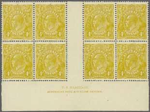 74 * 200 (270) 1 grey, an unused horizontal pair, marginal from base of sheet, divided by interpanneau margin with T. S.