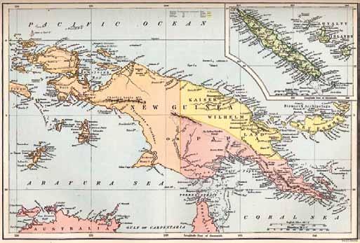 Kaiser-Wilhelms-Land) 3 1884 The south-eastern territory became a British protectorate 1888 Annexed by Britain as a British Colony named British New Guinea 1902/06 British government transferred