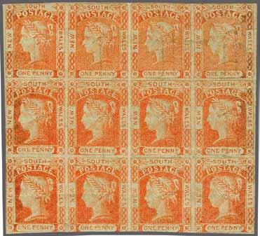 32 223 Corinphila Auction 31 May 2018 1854 (Jan. - March), Laureated with double-lines watermark figures No Leaves pos.