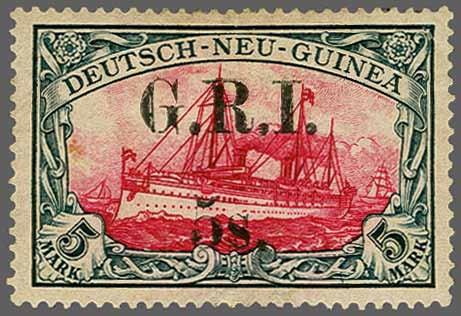 223 Corinphila Auction 31 May 2018 249 SMS 'Hohenzollern' 3732 3732 5 s. on 5 m.