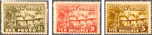 223 Corinphila Auction 31 May 2018 263 Mandated Territory of New Guinea 3773 3773M 1925/1935: Unused collection on leaves with 1925 complete set of 13 values to 1, 1931 Airmail optd.