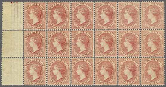 12½, and the sheet margin perforated 10½ at right with the small holes by the rotary machine, minor creasing but of fresh colour with large part og.
