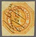 cancelled in black. A delightful stamp. Signed A. Diena Gi = 1'000. 5 350 (475) Second State of the Plate 1853 (Nov), 4 d.