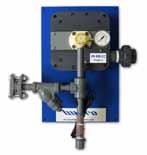 750 10 kg/hr Optional flow meter Optional direct ton container mounting 750W-DL 10 kg/hr Optional flow meter Wall-mounted Optional drip leg and heater Diaphragm protected pressure gauge SVR-500-CL2