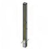 ECS200 Time Flow - 15 Seconds Two Way Degree Stainless Steel Shower Column ECS200A Time Flow 15 Seconds Two Way