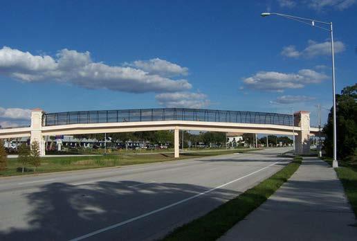 Pedestrian Overpass / Underpass Reference: Where to use: Provides complete separation of pedestrians from motor vehicle traffic.