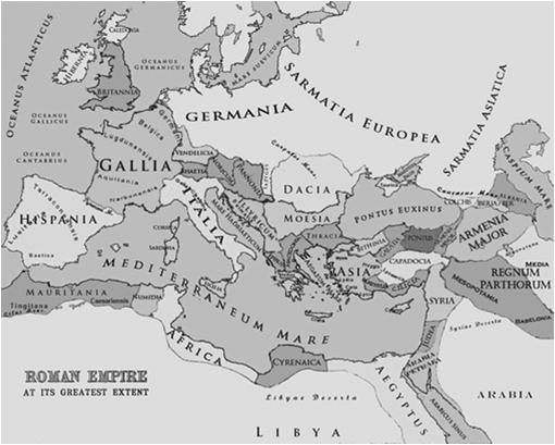 Decline of Roman Empire in Europe Mounted warriors from the east