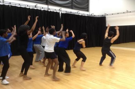 Dancers from the company are all in their final year of their dance course.