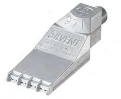 SILVENT 971: flat nozzle of stainless steel. Meets virtually every demand industry places upon a modern air nozzle.