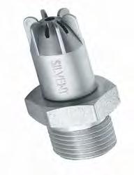 SILVENT 1011: stainless steel Laval nozzle with 1/8 male thread.