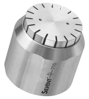 SILVENT 710: specially made entirely of stainless steel with aerodynamic slots to allow optimal utilization of compressed air while keeping the noise level to a minimum. Blowing force approx.