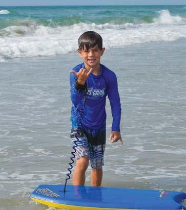 Respecting the ocean is key to enjoying it, Guppy campers are introduced to the ocean through boogie boarding skills; this is not a surfing program.
