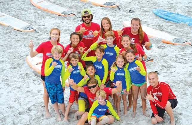 During our kids surf camp, your child will always receive personalized attention and encouraging feedback from their surf coach.
