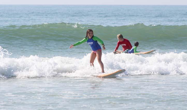 She can t wait until next year she wants to catch even bigger waves!