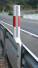 Edge marker posts Description Retro-reflective edge marker posts (EMPs) give guidance to road users of the alignment of the road ahead, especially at horizontal and vertical curves.