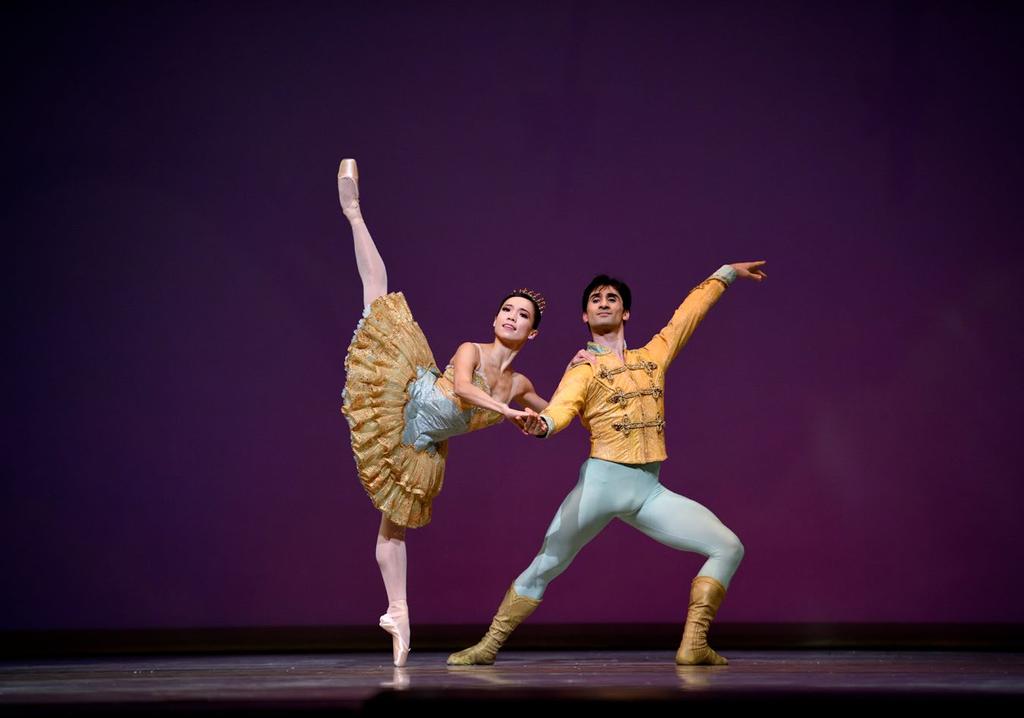 Pas de deux [pah duh DUH]: a dance for two people, traditionally a ballerina and a premier danseur.