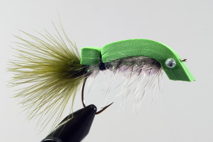 The Wobble Bugger by Michael Lack if you can tie a Wooly Bugger, you can tie this fly! Deke Meyers in his book Tying Bass Flies 12 of the Best, listed the Wiggle Bug as an effective bass fly.