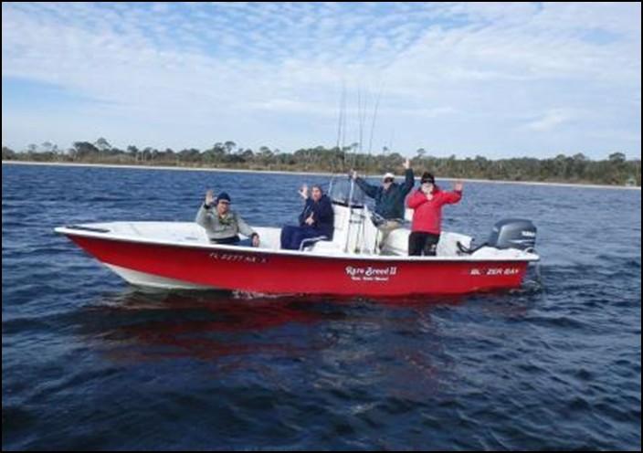 A $500 donation from Navy Federal Credit Union's Pensacola office and an additional $250 from our fly fishing club, Fly Fishers of North West Florida, along with greatly reduced guide fees came