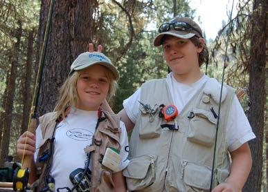 Adventure Club Headwaters Chapter in Minnesota facilitates fly fishing instruction in an after-school adventure club.