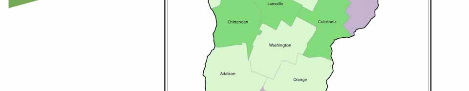 8 Caledonia County 5.8 5.0 14.6 Chittenden County 19.1 25.