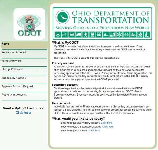 Access Request Available For: ODOT MPOs City/County Engineers Law Enforcement