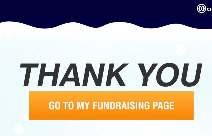 Step 4: Click on the orange button to get to your fundraising hub.