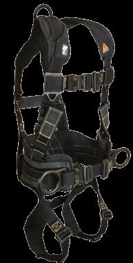 Example: 8070RS Non-Belted Harnesses SIZED* 1 COATED BACK D-RING QUICK CONNECT LEGS, CHEST, BELT WITH LEATHER INSULATIONS COATED