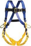 Through Legs Climbing/Positioning Harness Back, Chest, and Hip D-Rings, Tongue Buckle Legs H362001 H361001 Pass