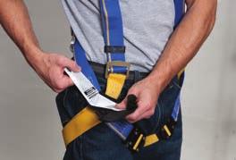 KNOW YOUR HARNESS HARNESSES 1. WEBBING The webbing is the skeleton of the harness and must have the strength and durability to satisfy fall protection needs in demanding job environments. 2.