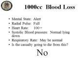 No No danger from this level of blood loss.