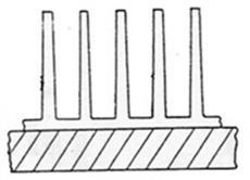 Fin types Extruded Fins