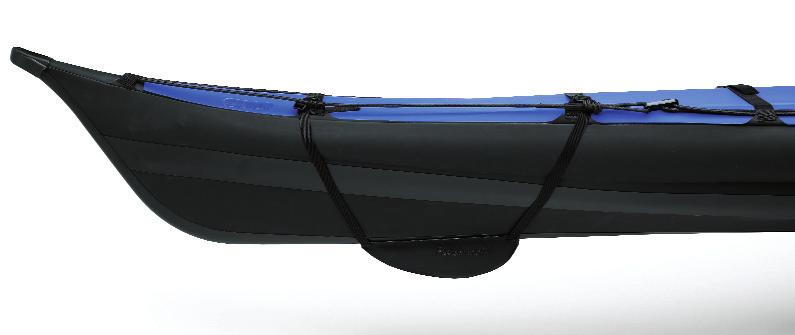 Wisper Folding Kayak Comfortable sling seat Built in coaming Optional bow hatch Hull reinforced on outside