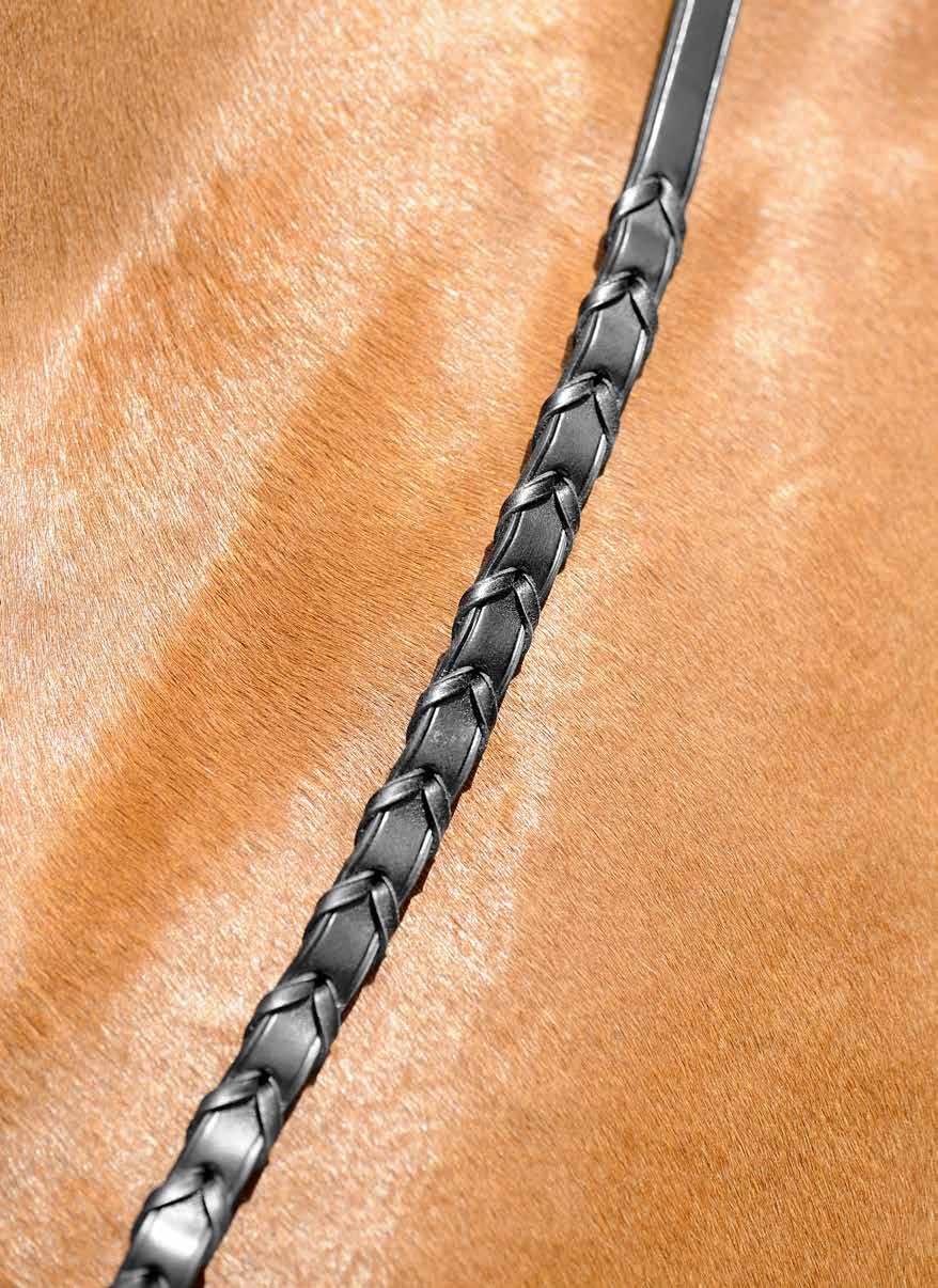 The snaffles are, however, also available with the alternative reins illustrated here and, of course, the reins can also be purchased without the snaffle.