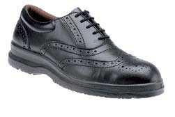 40 Pain Front Midsoe Shoe Stee toe cap and midsoe Dua Density PU soe Smooth Leather Upper BX-077 Size 3-12 Each 36.