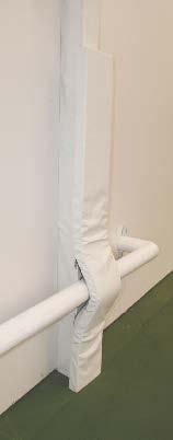 5 oz PVC coated polyester vinyl Sold in sections for ease of handling and storage Anti-mildew and UV treated Meets the