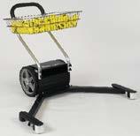 the basket at fingertip height Ballhopper EZ Travel Cart 150 (Item # 33120) The ultimate in portable