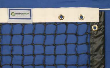 5 mm 325 lb. Yes 5 Year Warranty Tournament Nets 30029 TN-30DH Vinyl Coated Polyester, 2-ply 65 oz. (20 oz.