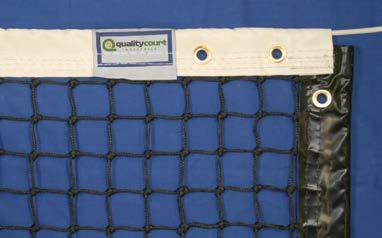 0 mm 285 lb. Yes 4 Year Warranty Recreation Nets 30016 TN-16 -not pictured Vinyl Coated Polyester 32 oz. 2.6 mm 210 lb.