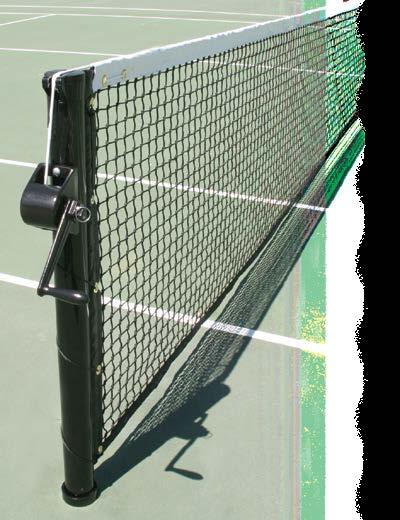 Green (Item # 53432) Black (Item # 53432B) For external wind tennis posts Smooth operation Heavy-duty