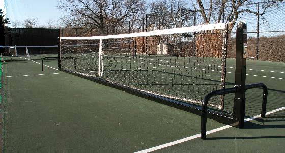 Quickstart tennis posts Portable Systems Quickly turn your existing tennis courts, gymnasium, auditorium space or any concrete/asphalt surface into QuickStart courts.