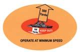 Maximum 30 MPH Speed Zone: A controlled area within which a vessel s speed must not exceed 30 miles per hour.
